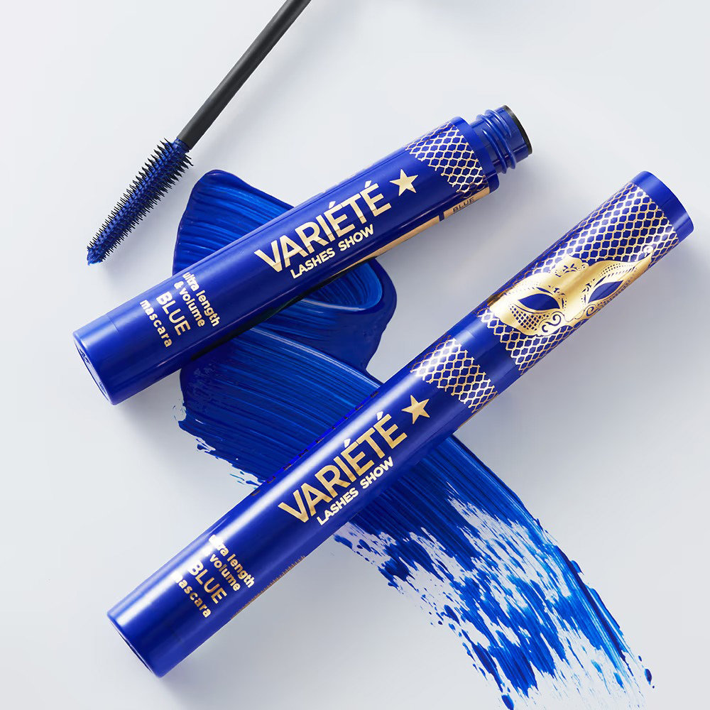 Туш для вій Eveline Variete Lashes Show Ultra-Length & Volume Mascara синя 9 мл
