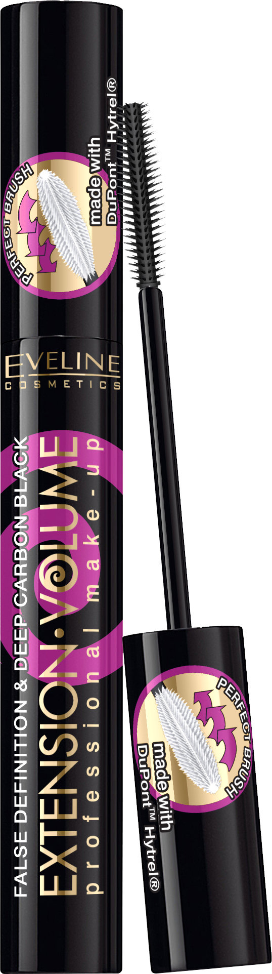 Туш для вій Eveline Extension Volume 4D чорна 10 мл