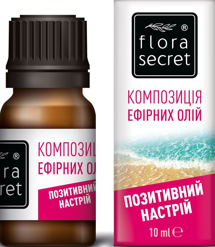 Композиція олій ефірних Flora Secret позитивний настрій 10 мл