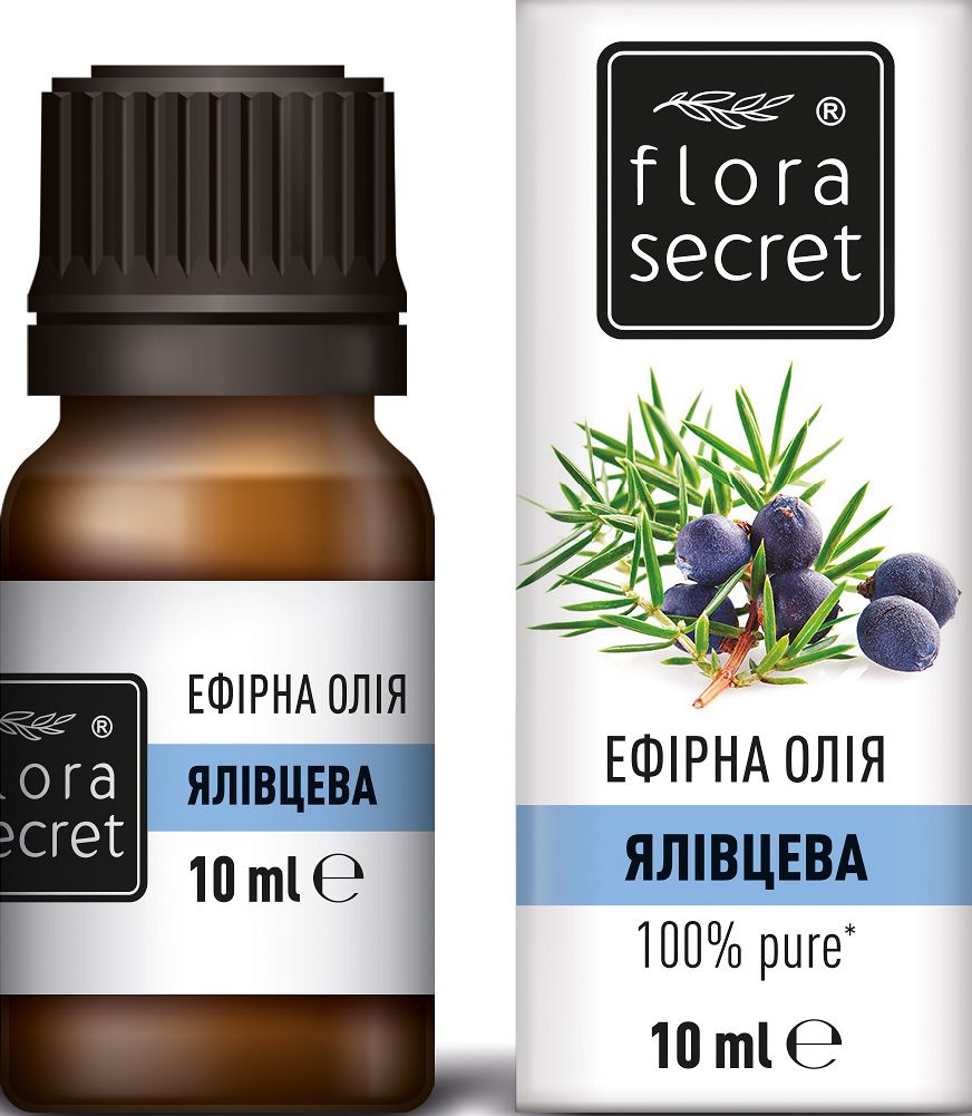 Олія ефірна Flora Secret Ялівцева 10 мл фото 1