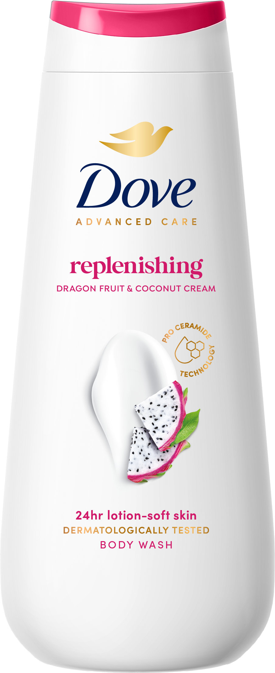 Крем-гель для душу Dove Advanced Care Пітахая та кокосовий крем 400 мл 1