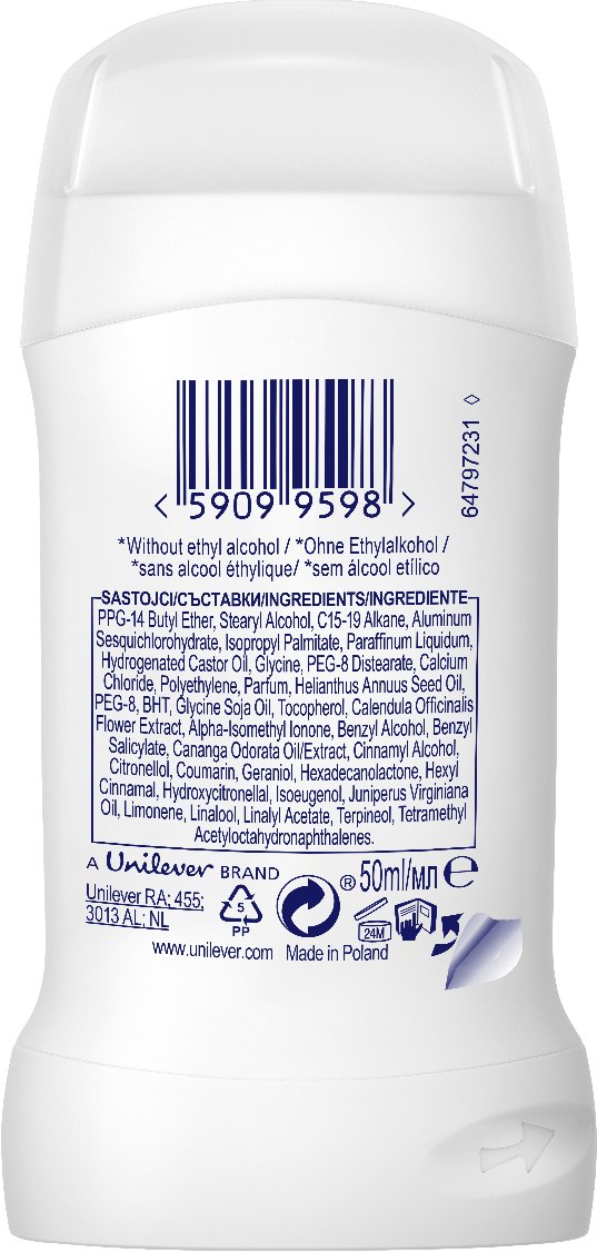 Антиперспирант-стик Dove Invisible Dry 50 мл