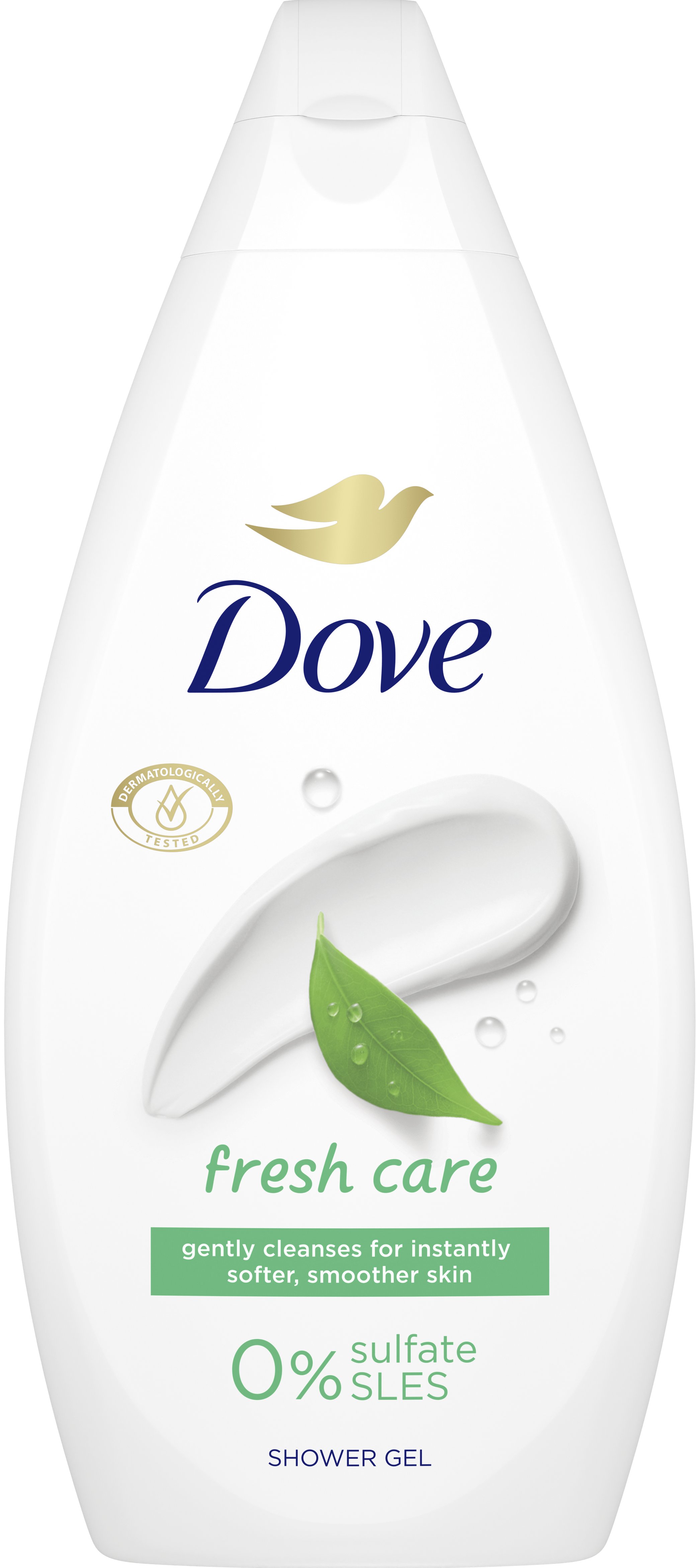 Крем-гель для душу Dove дотик свіжості з зеленим чаєм та огірком 450 мл