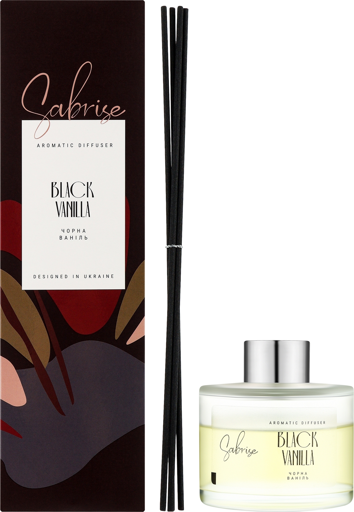 Аромадиффузор Sabrise Black Vanilla Черная ваниль 85 мл