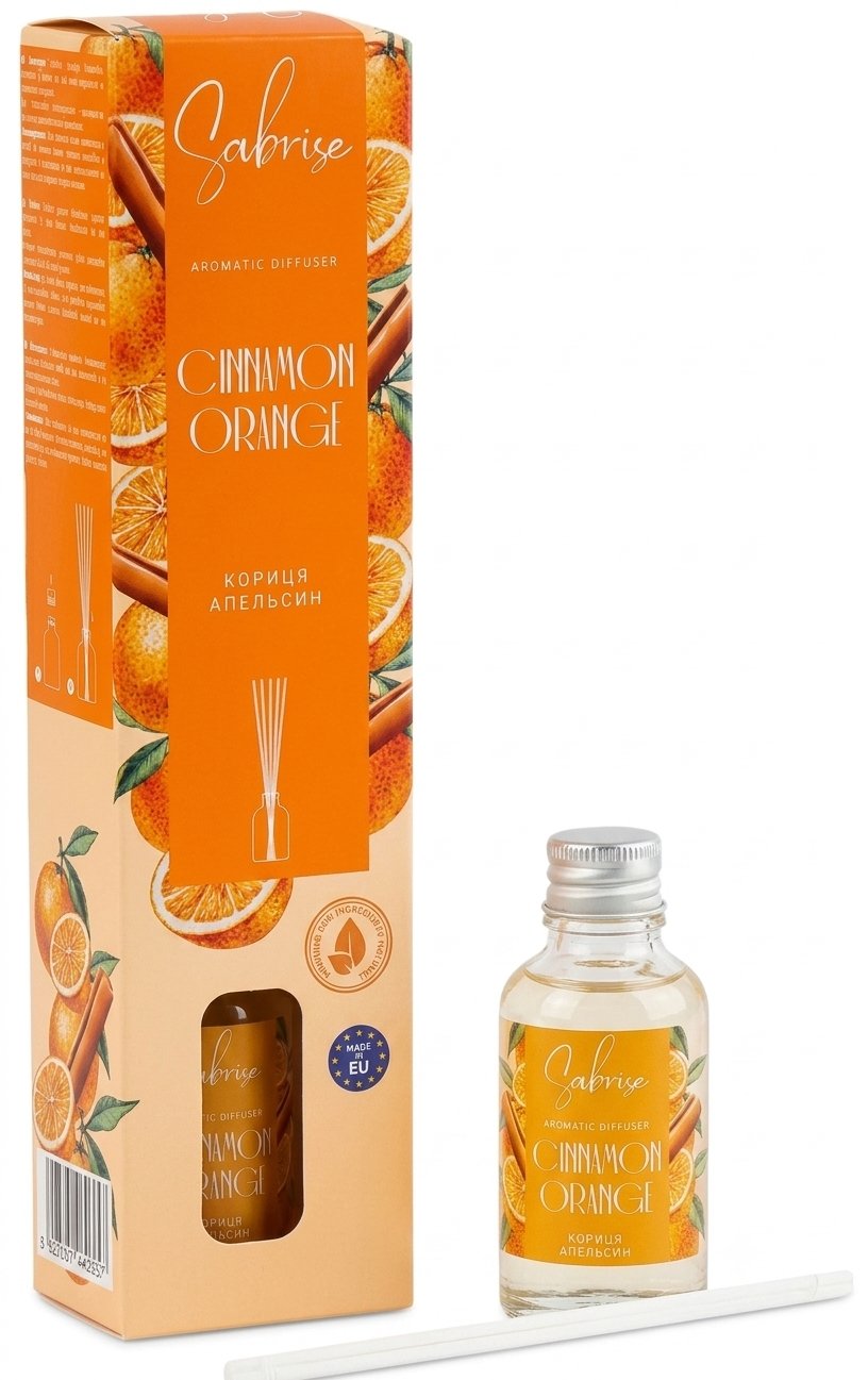 Аромадифузор Sabrise Cinnamon Orange 30 мл фото 2