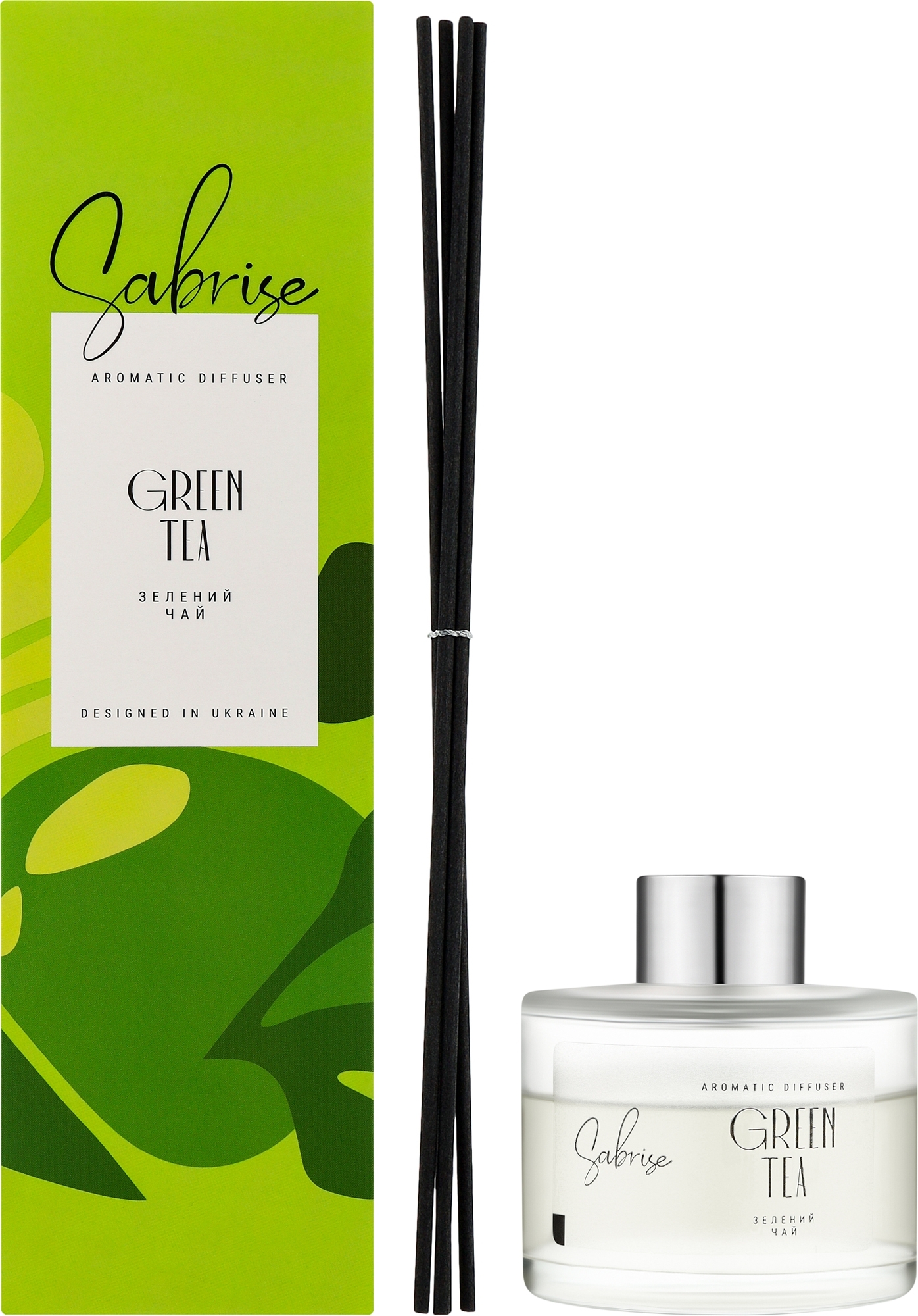Аромадифузор Sabrise Green Tea Зелений чай 85 мл 9