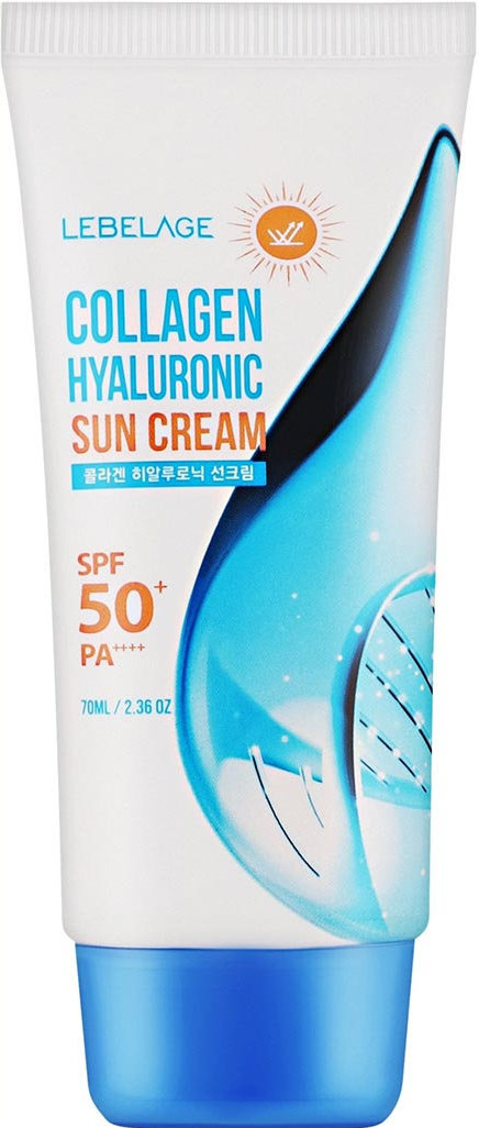 Крем для обличчя Lebelage SPF50 з колагеном та гіалуроновою кислотою 50 мл