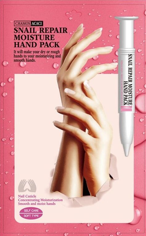 Chamos Acaci маска-рукавички д/рук зволожувальна Snail Repair, 16г