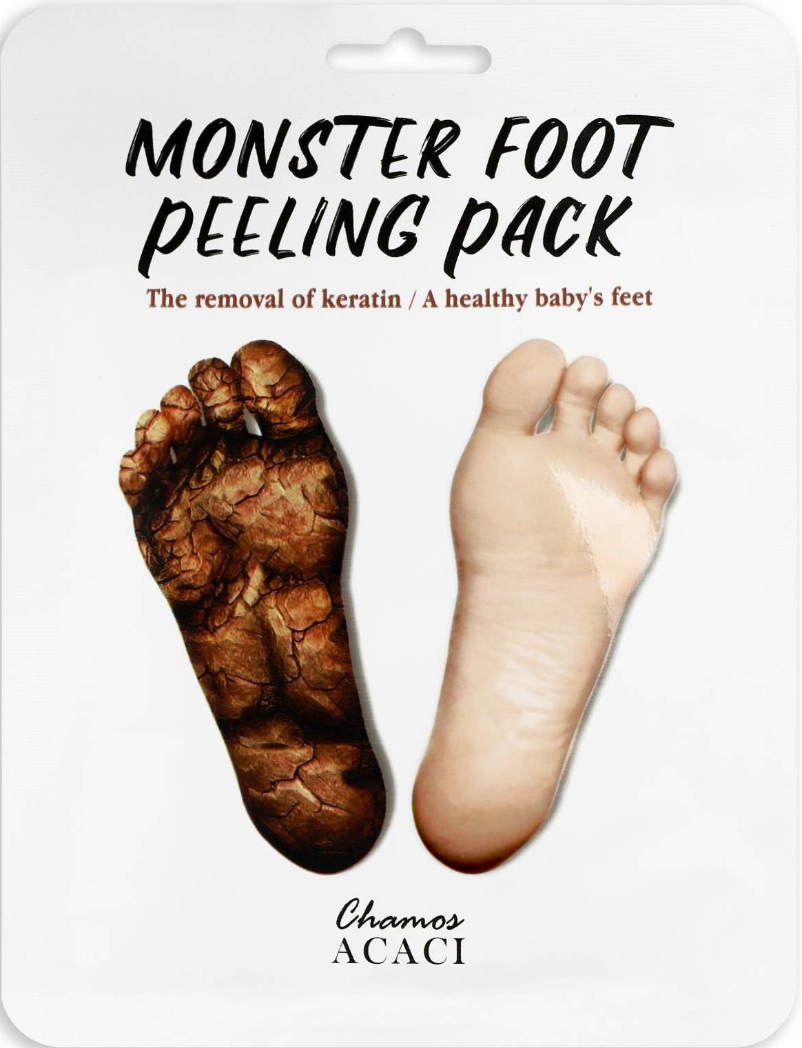 Маска-шкарпетки для ніг Chamos Acaci Monster Foot відлущувальна 18 мл