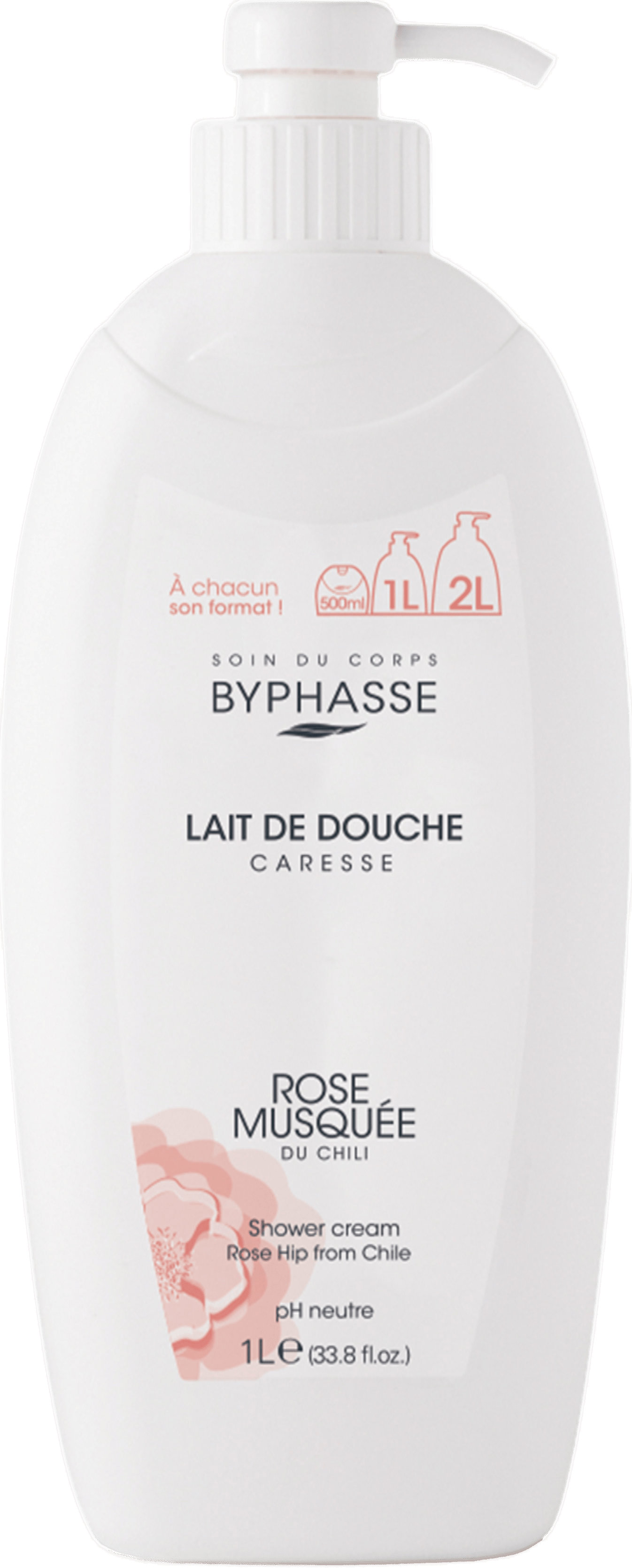 Крем-гель для душу Byphasse Rosehip 1 л