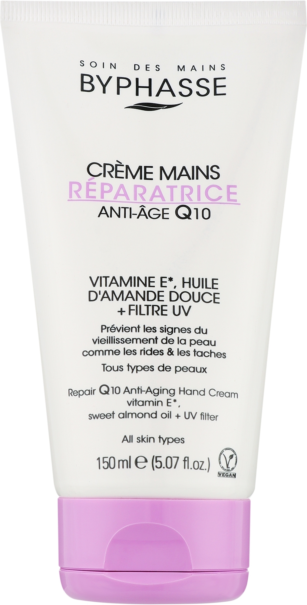 Byphasse крем д/рук антивіковий Anti-aging Q10, 150мл