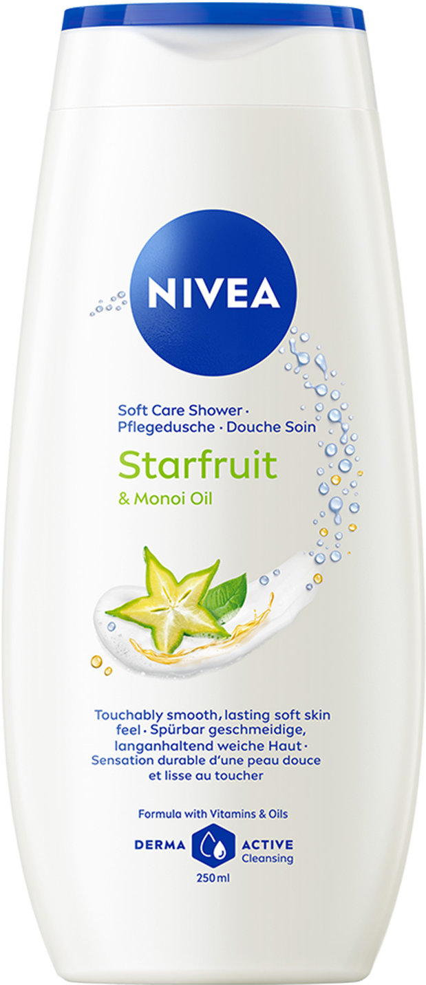 Гель-догляд для душу NIVEA Карамболь і олія моної 250 мл 2