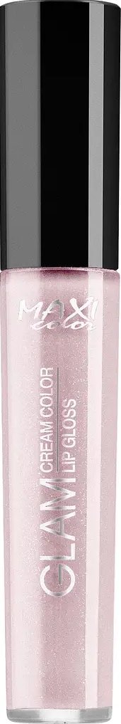 MAXI color блиск д/губ Glam Cream Color №02 Рожевий десерт, 5мл 1