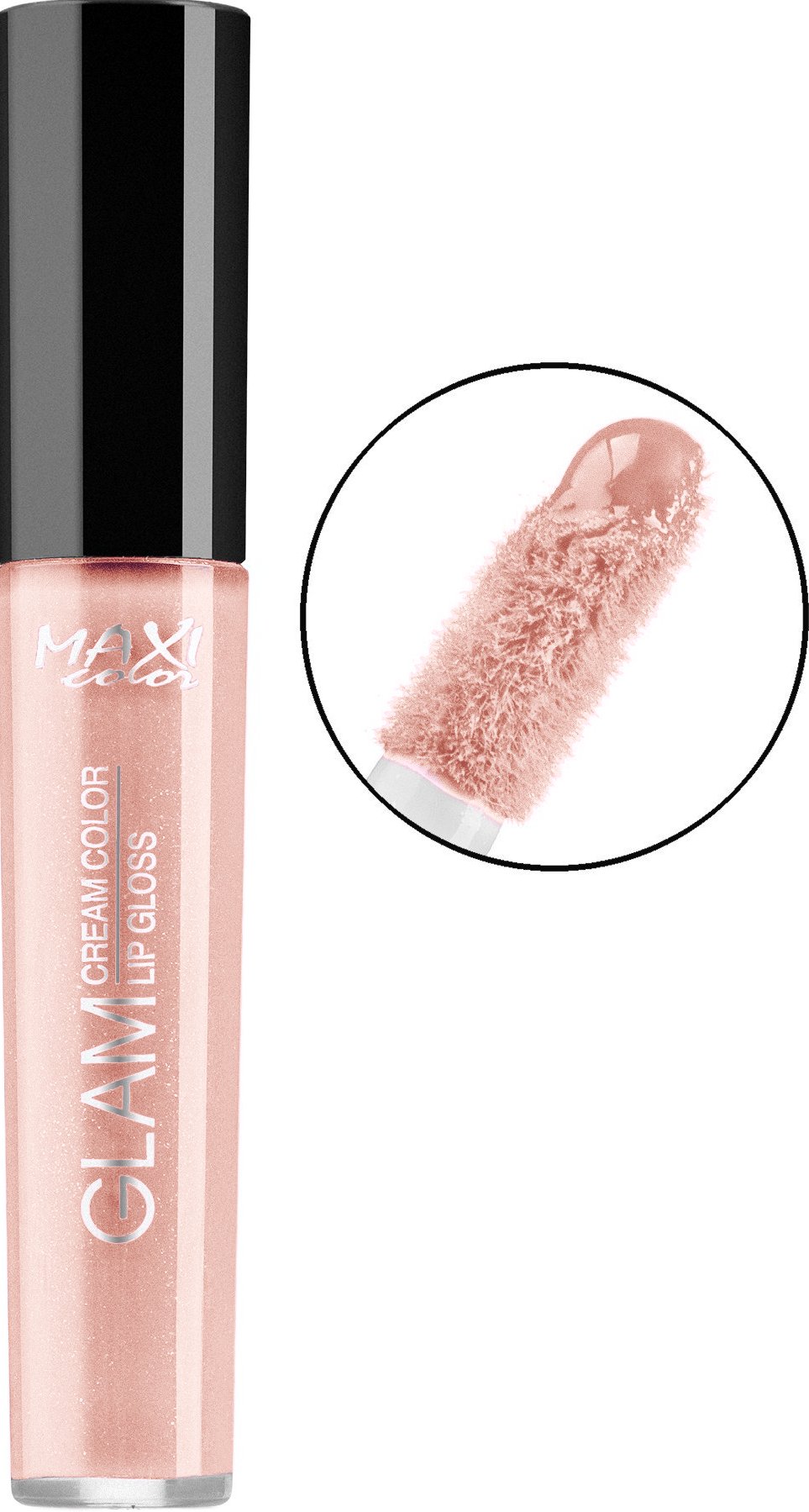 Блеск для губ MAXI color Glam Cream Color Нежный мед №03, 5 мл
