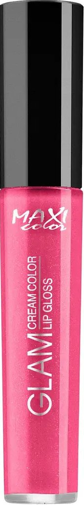 MAXI color блиск д/губ Glam Cream Color №09 Рожевий крем, 5мл 1