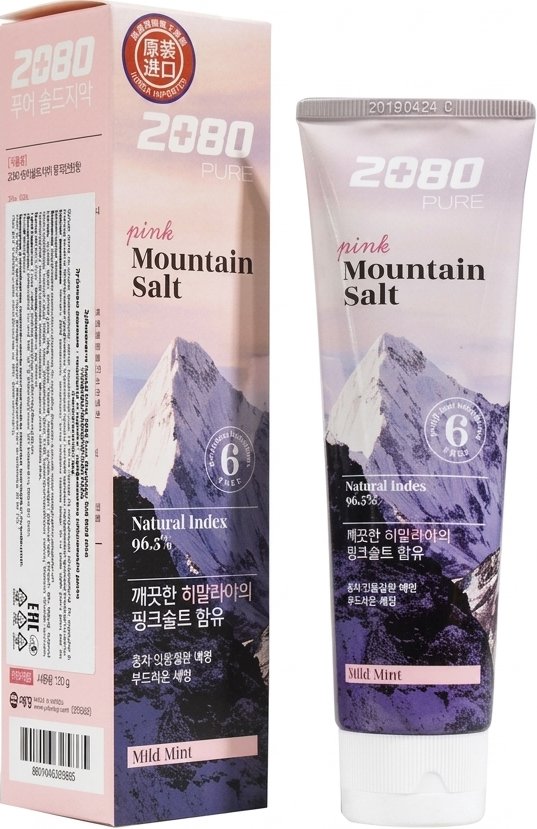 Pure Line зубная паста Pink Mountain Salt, 125г