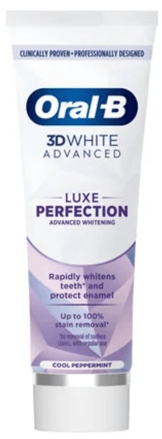 Зубна паста ORAL-B 3D White Advanced Luxe Perfection Досконале відбілювання 75 мл