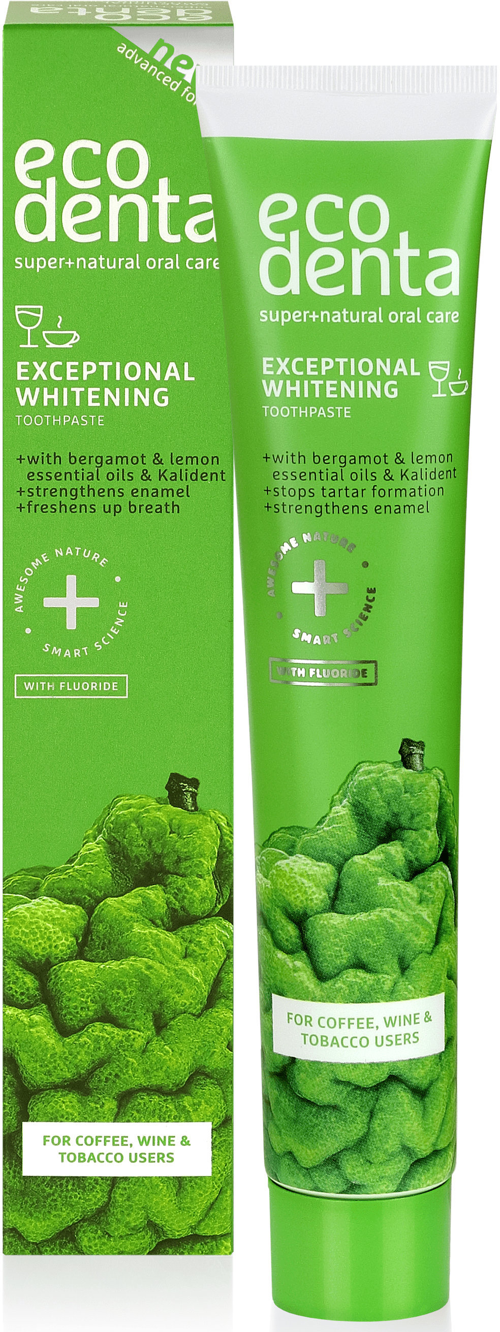 Зубна паста Ecodenta Expert Line Exceptional Whitening з ефірними оліями 75 мл фото 1