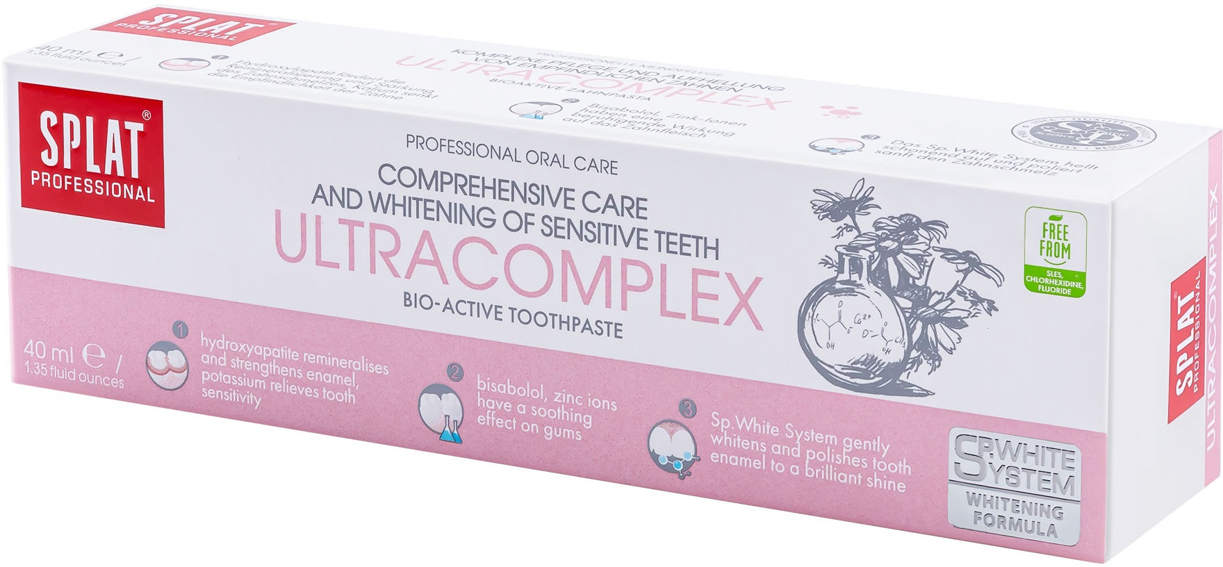 Зубна паста Splat Compact Professional Ultracomplex 40 мл фото 1