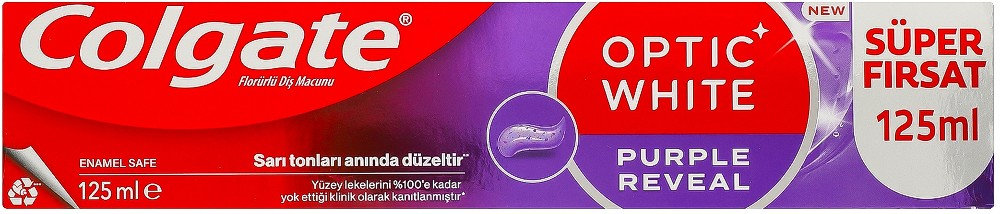 Зубна паста Colgate Optic White Purple 125 мл