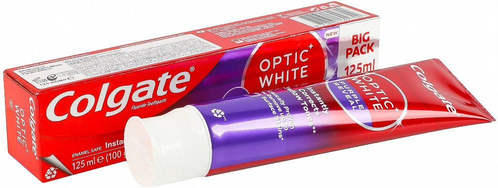 Зубна паста Colgate Optic White Purple 125 мл фото 1