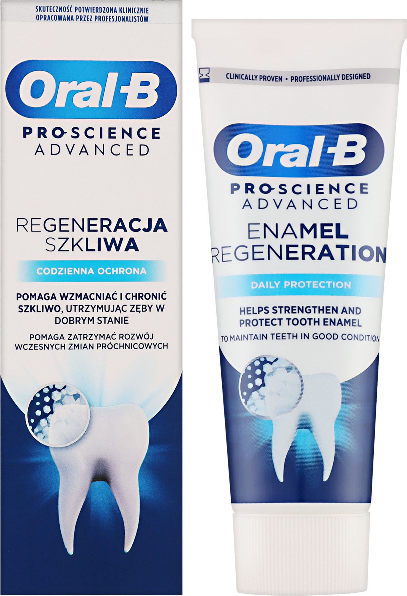 Зубна паста ORAL-B Pro-Science Відновлення емалі Щоденний захист 75 мл