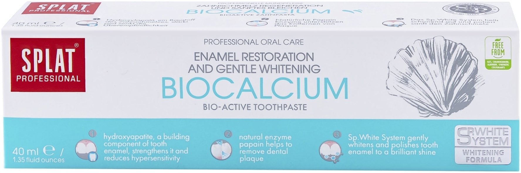 Зубна паста Splat Professional BIOCALCIUM 40 мл