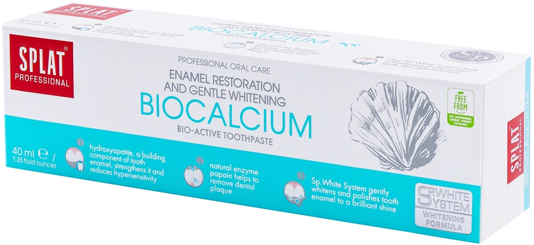 Зубна паста Splat Professional BIOCALCIUM 40 мл фото 2