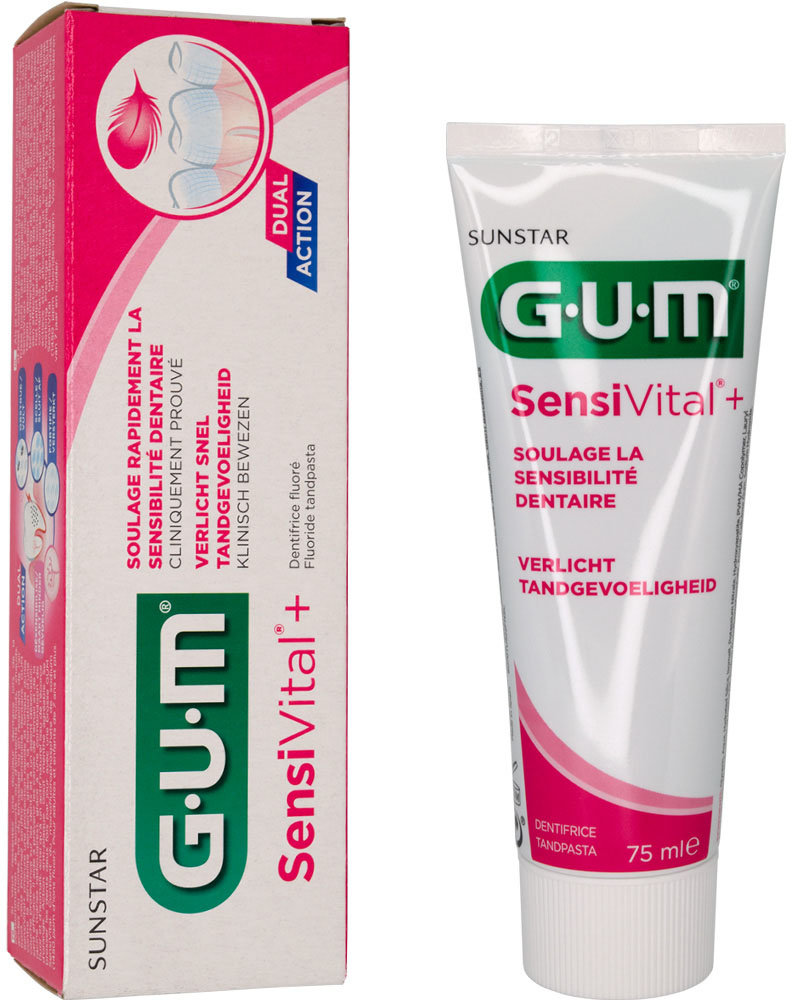 Зубна паста GUM Sensivital+ 75 мл фото 1