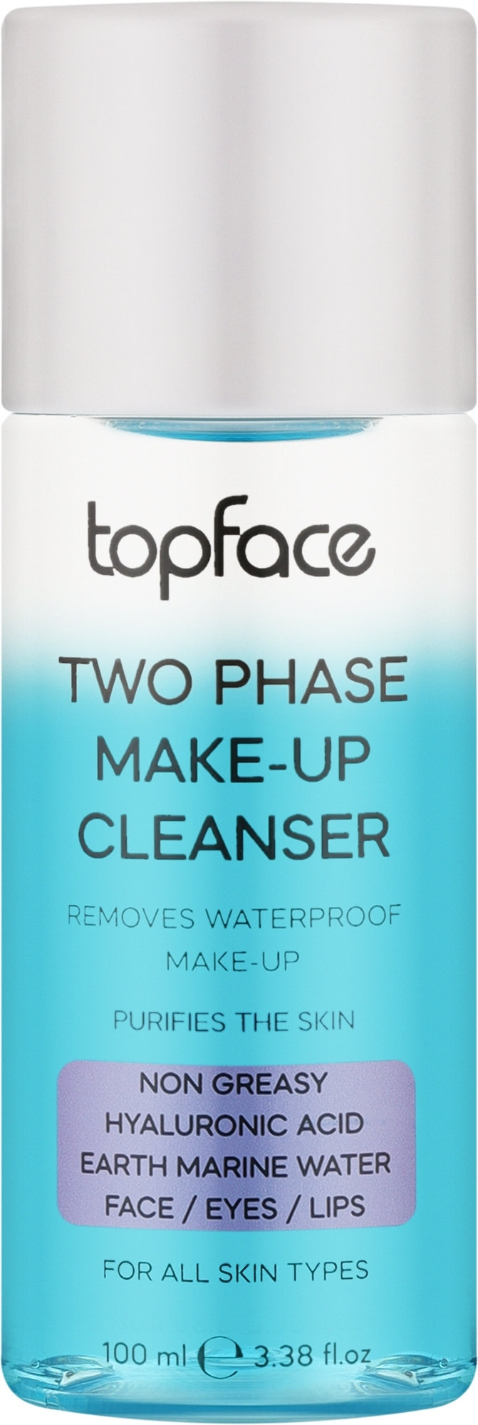 Рідина для зняття макіяжу TopFace Two Phase Make-Up Cleanser 100 мл
