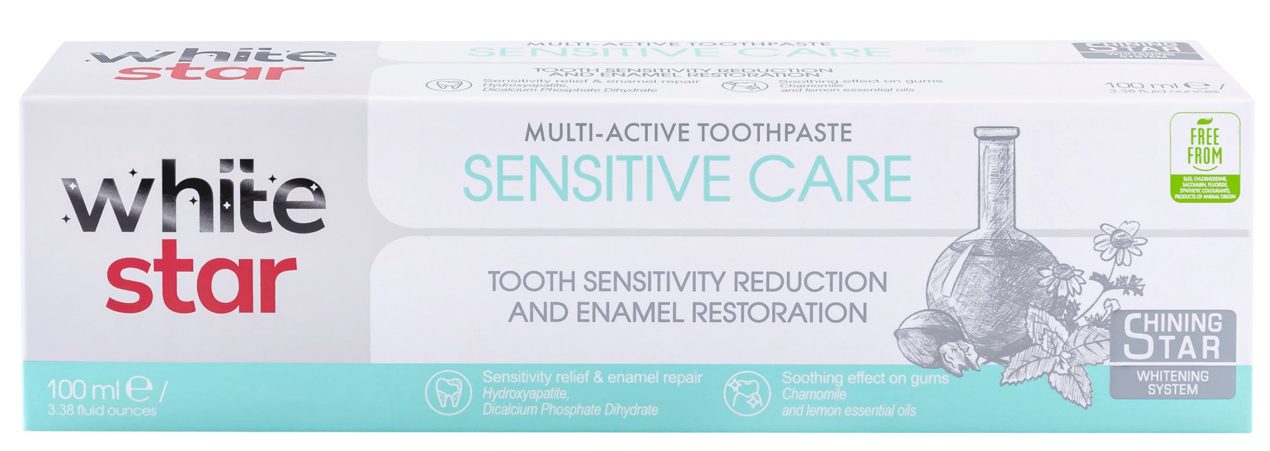 Зубная паста White Star Sensitive Care Multi-Active Toothpaste 100 мл