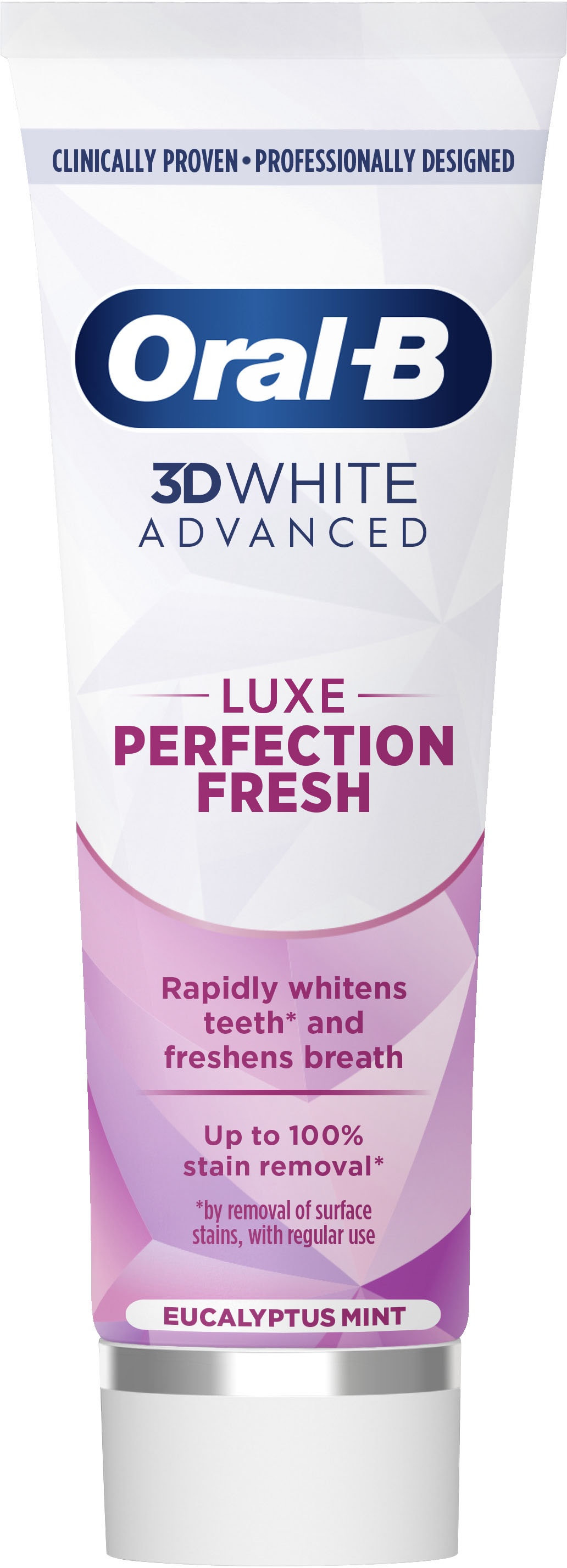 Зубна паста Oral-B 3D White Advanced Luxe Perfection Прохолода м’яти та евкаліпту 75 мл