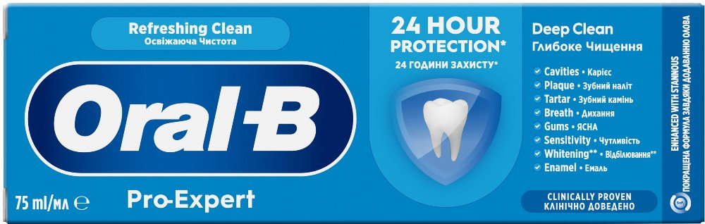Зубна паста Oral-B Pro-Expert Глибоке очищення 75 мл фото 4