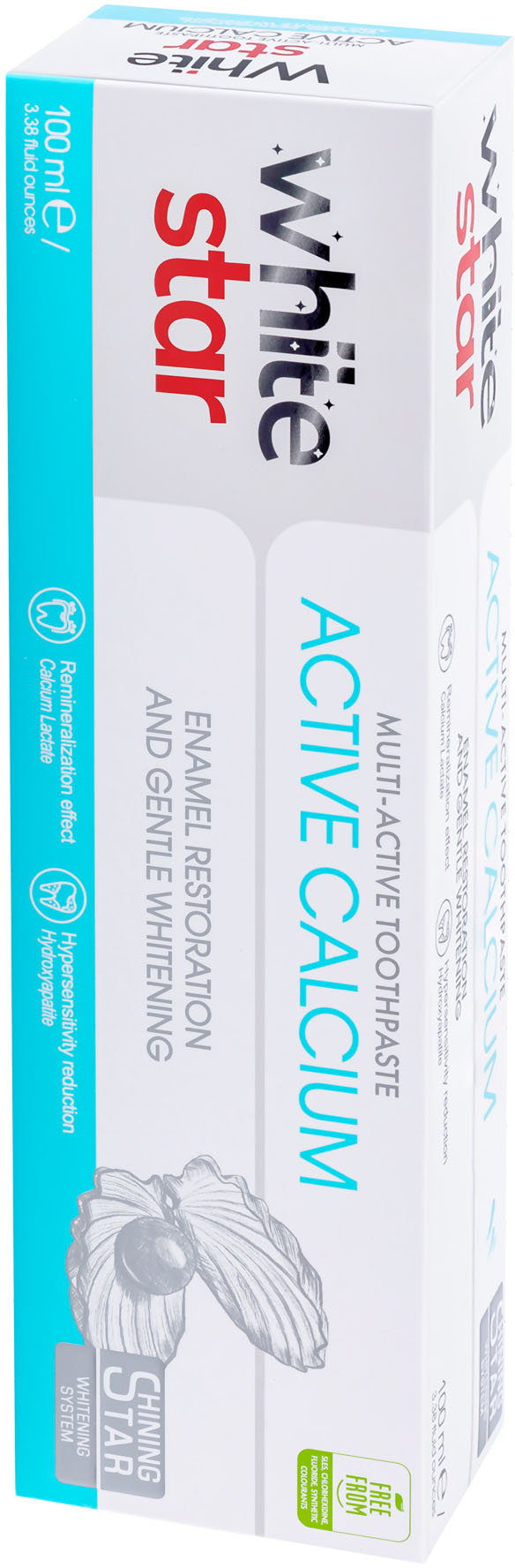 Зубная паста White Star Active Calcium Multi-Active Toothpaste 100 мл фото 2