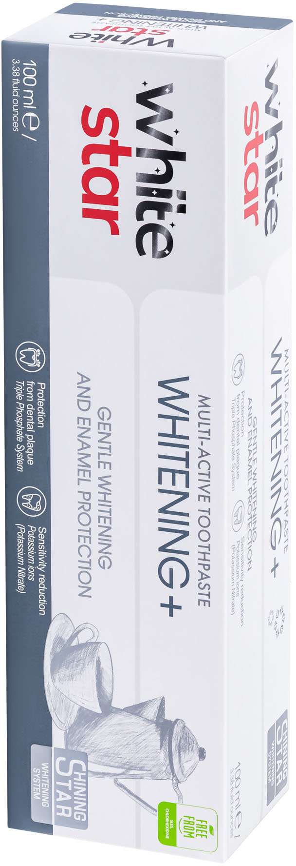 Зубна паста White Star Whitening+ Multi-Active Toothpaste 100 мл фото 3