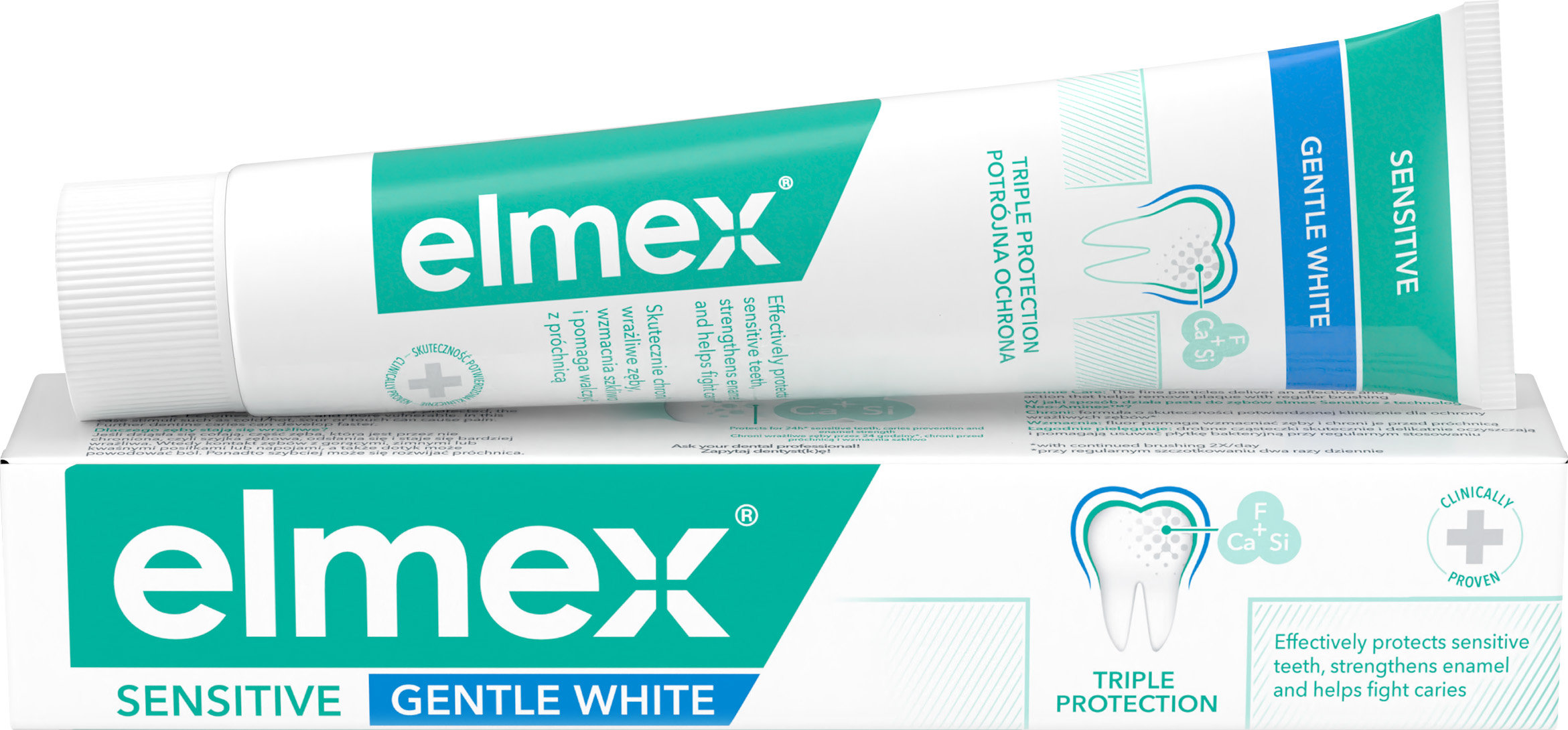 Зубная паста Elmex Sensitive Деликатное отбеливание 75 мл