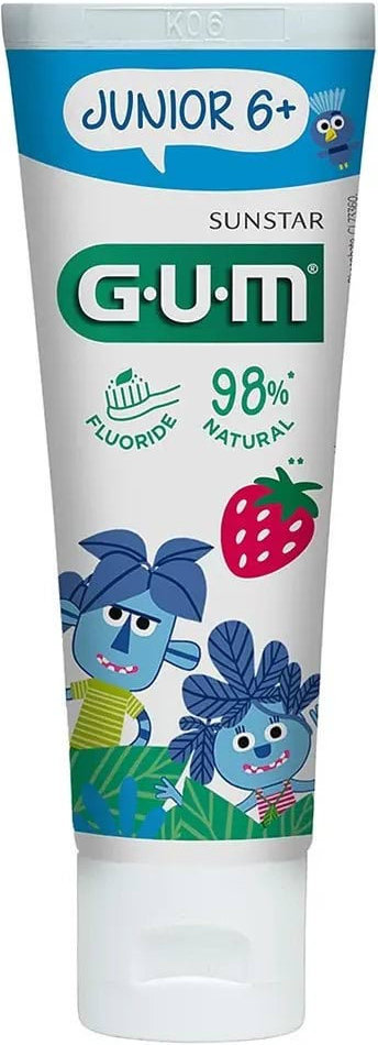 Зубная паста-гель GUM Junior Strawberry 50 мл фото 2