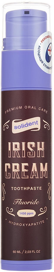 SOLIDENT з/паста Irish Cream Liqueur з фтором, 60г
