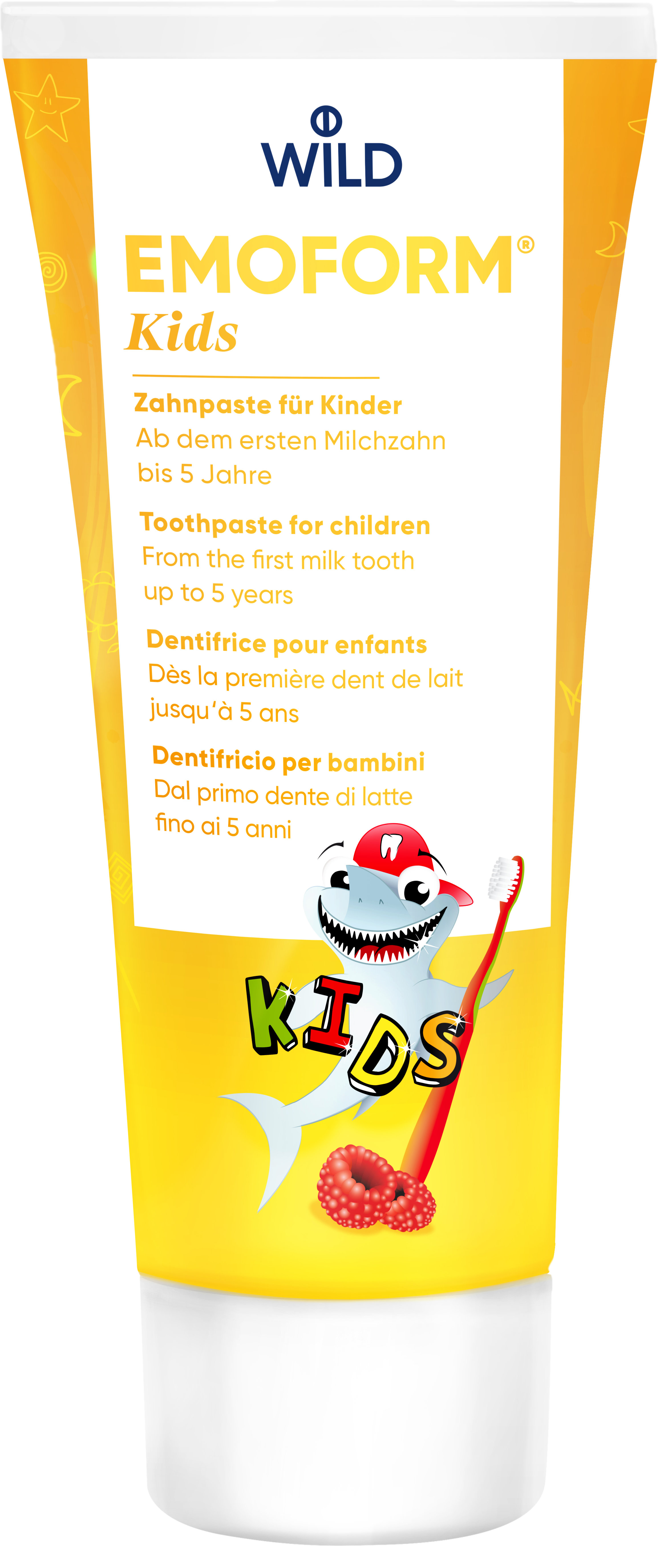 WILD з/паста Emoform Kids д/дітей 0-5 років, 75мл