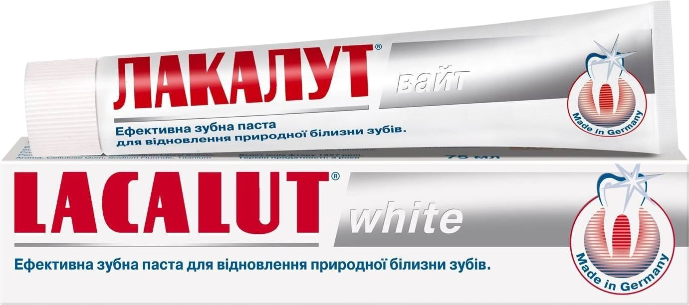 Зубная паста Lacalut White 75 мл