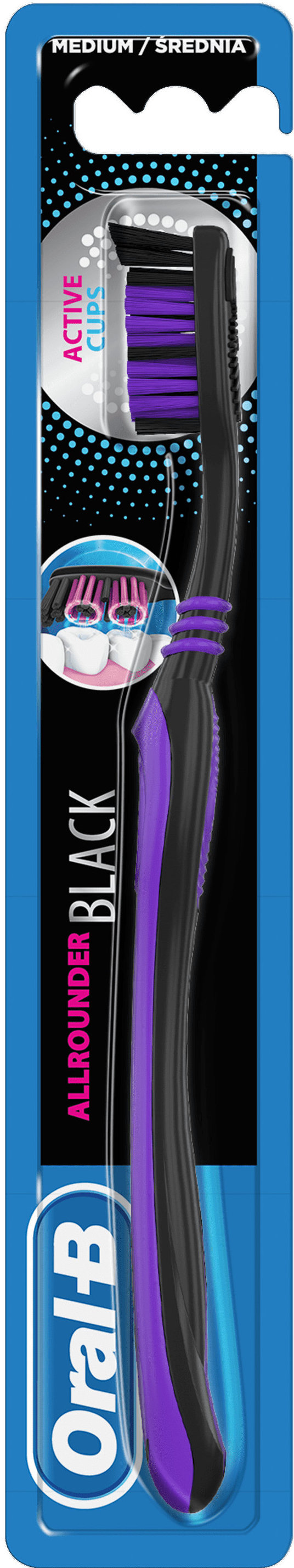 Зубна щітка Oral-B Black 40 Всебічна чистка середньої жорсткості 1 шт.