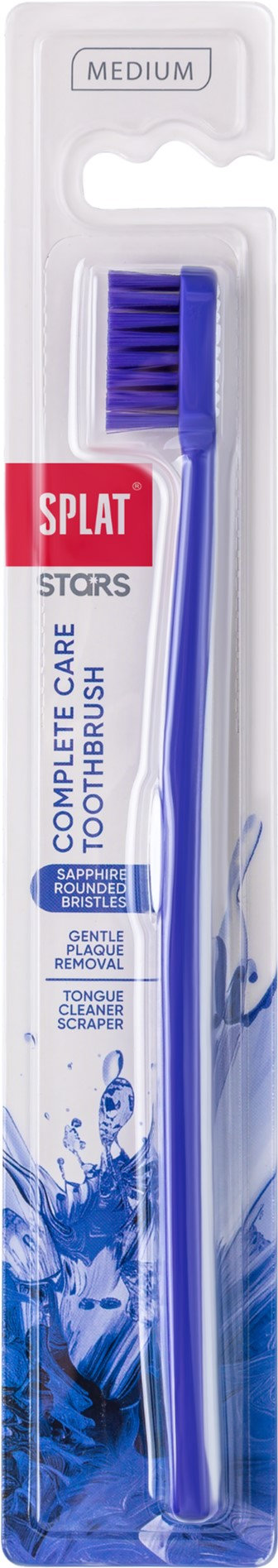 Зубная щетка SPLAT Complete Care Stars Medium синяя 1 шт. фото 4