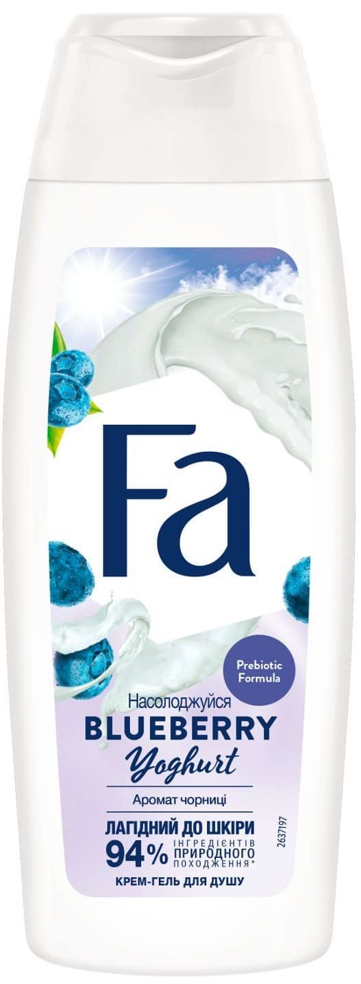 Крем-гель для душу Fa Yoghurt Аромат Чорниці 250 мл
