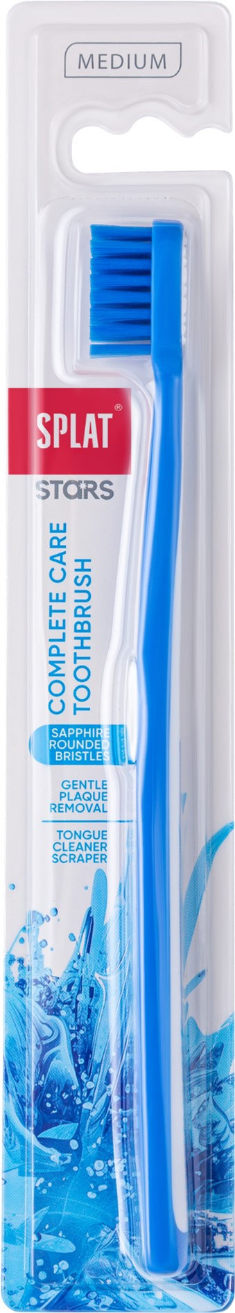 Зубная щетка SPLAT Complete Care Stars Medium голубая 1 шт. фото 4