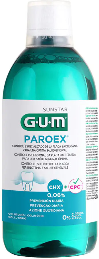 Ополіскувач для рота GUM Paroex 0.06%, 500 мл фото 1