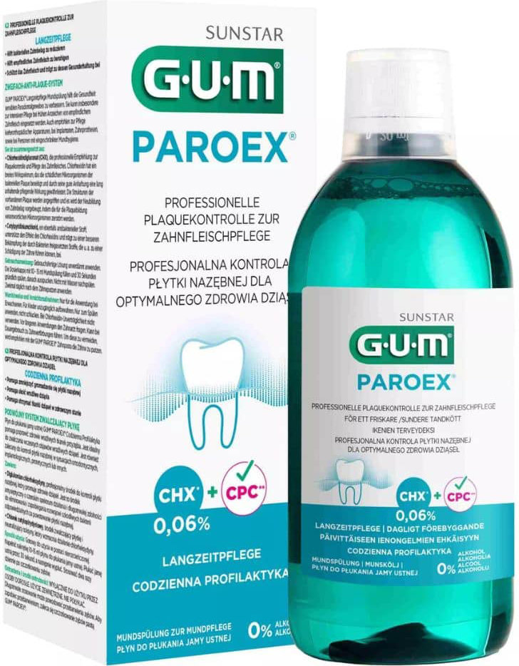 Ополіскувач для рота GUM Paroex 0.06%, 500 мл