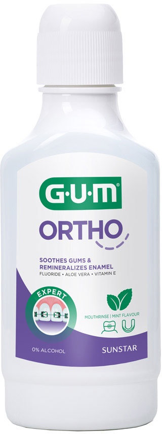Ополіскувач для рота GUM Ortho Профілактика карієсу і захисту ясен 300 мл фото 4