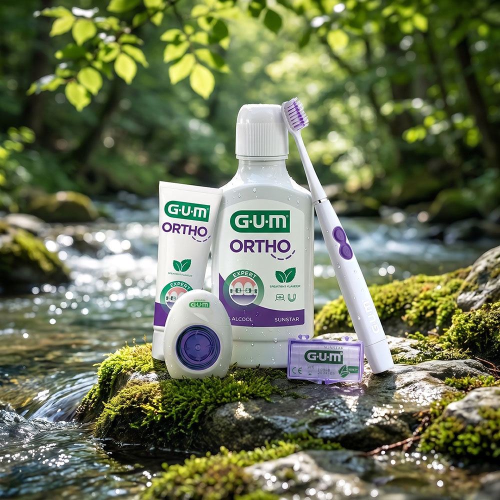 Ополіскувач для рота GUM Ortho Профілактика карієсу і захисту ясен 300 мл фото 3