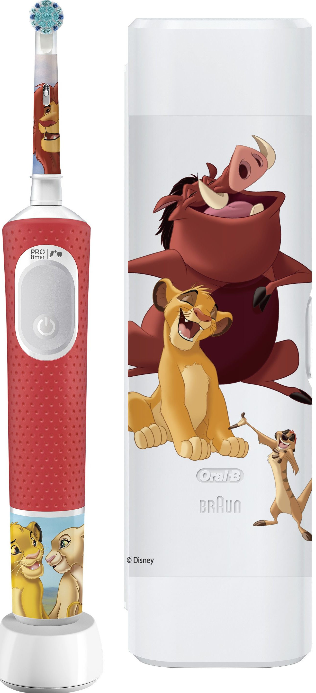 Електрична зубна щітка Oral-B Pro Kids Король Лев + футляр