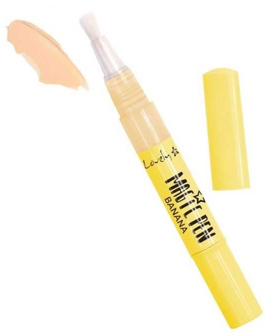 Корректор для лица желтой тональности Lovely Magic Pen Banana, 6 г фото 1